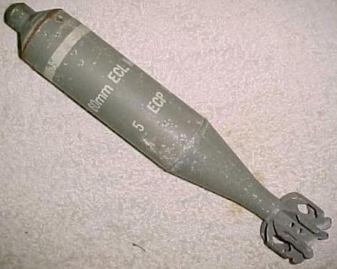 French Mle 54 60mm Illuminating Mortar Bomb Inert
